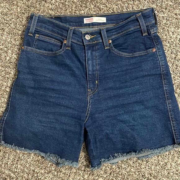 Levi's Heritage High-Rise Denim Shorts - Picture 1 of 4